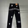 Blugi Chrome Hearts Black White Label
