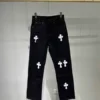 Blugi Chrome Hearts Black White Label