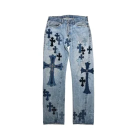 Blugi Chrome Hearts Cross