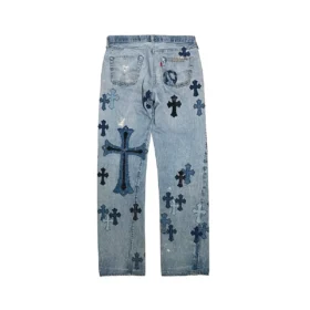 Blugi Chrome Hearts Cross