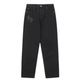 Blugi Chrome Hearts Cross-Distressed