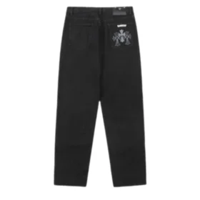 Blugi Chrome Hearts Cross-Distressed