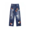 Blugi din denim Chrome Hearts Blue Cross