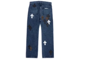 Blugi Lemandik cu picior drept și Cross Patch
