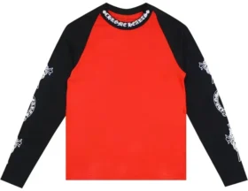 Cămașă Chrome Hearts neagră și roșie