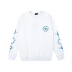 hanorac cu guler rotund i logo albastru chrome hearts 2 280x280 - Hanorac cu guler rotund și logo albastru Chrome Hearts