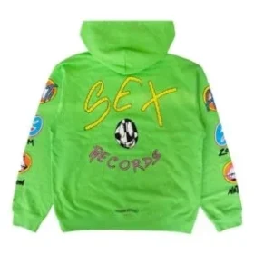 Hanorace Chrome Hearts Green Matty Boy Sex Records