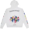 Hanorace Chrome Hearts Multi Color Cross Cemetery alb
