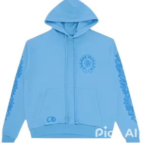 Hanorace Chrome Hearts Sanskrit albastru