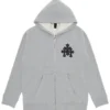 Hanorace Chrome Hearts Triple Leather Cross Zip up