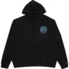 Hanorace cu glugă Black Chrome Hearts, exclusiv online