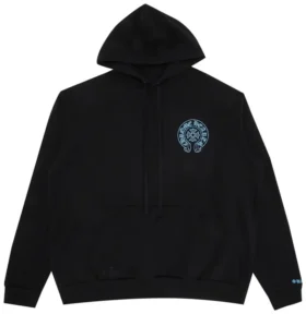 Hanorace cu glugă Black Chrome Hearts, exclusiv online