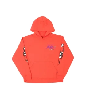 Hanorace cu glugă Chrome Hearts Hearts Matty Boy Brain, roșu