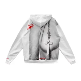 Hanorace cu glugă Chrome Hearts Laurie Lynn Stark Portrait Red Letter