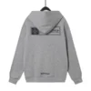 Hanorace cu glugă și fermoar Chrome Hearts Grey Cross Floral