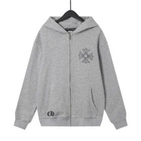 hanorace cu glug i fermoar chrome hearts grey cross floral 2 280x280 - Hanorace cu glugă și fermoar Chrome Hearts Grey Cross Floral