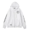 Hanorace cu glugă și fermoar Chrome Hearts Los Angeles