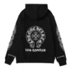 Hanorace cu glugă și fermoar Chrome Hearts Los Angeles, negru