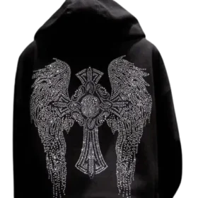 Hanorace cu strasuri Chrome Hearts