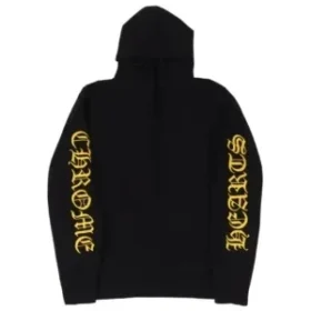 Hanorace din cașmir brodat Chrome Hearts, negru