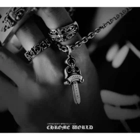Inel floral Chrome Hearts