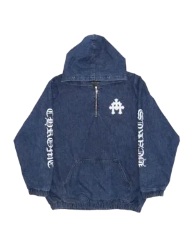 Jachetă din denim cu glugă și Cross Patch Ruckus