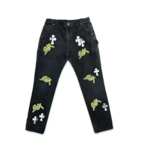 Pantaloni de lemn Chrome Hearts Sex Records