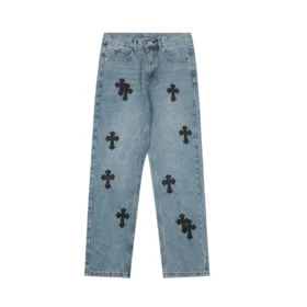 Pantaloni din denim Chrome Hearts Flairny Cemetery Cloth