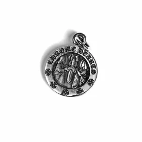 Talisman medalion înger rotund