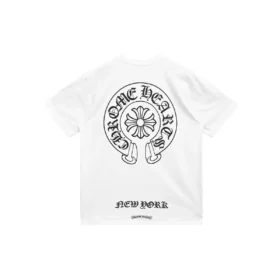Tricou alb Chrome Hearts