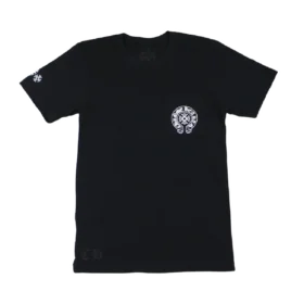 Tricou Chrome Hearts cu potcoavă multicoloră și Horseshoe drept