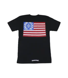 Tricou Chrome Hearts cu steagul american