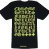 Tricou Chrome Hearts Made in Hollywood Negru Tricou Chrome Hearts Made in Hollywood Negru