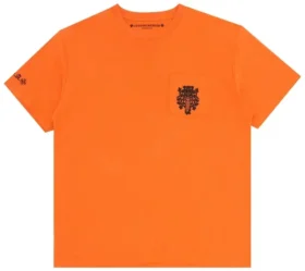 Tricou Chrome Hearts portocaliu