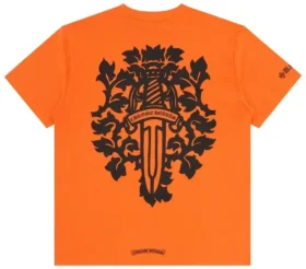 Tricou Chrome Hearts portocaliu