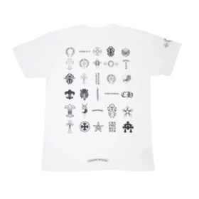 Tricou cu mânecă scurtă și logo multiplu Chrome Hearts