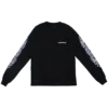 Tricou cu mâneci lungi Chrome Hearts cu model de diagrama optică și Dagger roz Tricou cu mâneci lungi Chrome Hearts cu model de diagrama optică și Dagger roz